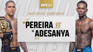 UFC 287 Israel Adesanya vs Alex Pereira Highlights [upl. by Zosema]