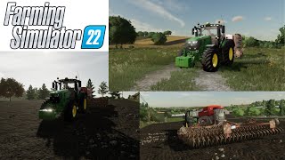 Setí ječmene  Farming Simulator 22  145 díl mapa Osada [upl. by Eivi564]