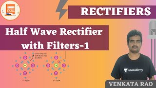 Half Wave Rectifier with Filters1  Rectifiers  GATEESE  Venkata Sir [upl. by Pilar]