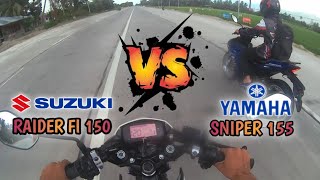 SNIPER 155 vva VS RAIDER FI 🔥 [upl. by Arnold179]