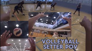 First Person Volleyball is CRAZY SETTER POV [upl. by Elleinahc]