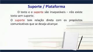 Suporte ou Plataforma Textual [upl. by Assennej95]