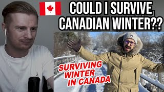 Reaction To How To Survive Winter in Canada [upl. by Aydiv985]