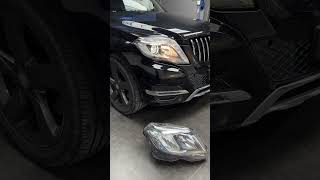 X204 How to Remove and Install 0915 Mercedes GLK250  GLK350 Headlight Replacement。 [upl. by Neva]