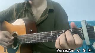 Bombs on Monday morning  Melanie Martinez  Guitar Tutorial How to Play [upl. by Maroj]