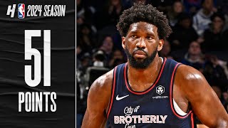 Joel Embiid WENT OFF 51 PTS 12 REB Full Highlights vs Timberwolves 🔥 [upl. by Barlow]