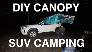 DIY Canopy SUV Camping [upl. by Carlotta]