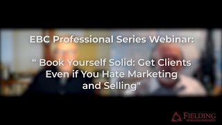 Coaching Webinar  Book Yourself Solid Get Clients Even if You Hate Marketing and Selling [upl. by Airotnes]