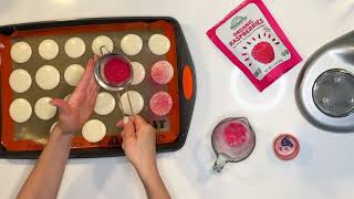 Almond Flour Rasberry Macarons [upl. by Liakim]