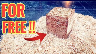 Build this simple Wood Briquette Press and save Money [upl. by Ailen250]