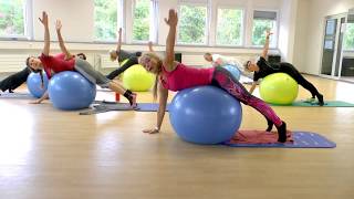 Pilates mit dem Gymnastikball Teil 2 [upl. by Ecinad]