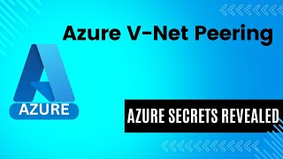 Azure VNet Peering StepbyStep [upl. by Ricki]