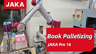 Book Palletizing in Printing Factory [upl. by Ydnab]