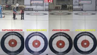 Mixed Doubles Bonspiel  B QF  CaptainMorrison v VakkurEzquerro amp JohnsonGarza v JacksonJacks [upl. by Aleras470]