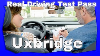 Recording of Real UK Driving Test Pass at Uxbridge London  Driving Test UK [upl. by Linetta608]