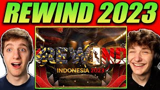 Americans React to Rewind Indonesia 2023 [upl. by Kcoj]