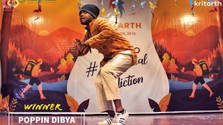 Why This Kolaveri Di   Poppin Dibya  Dance Showcase  Kritarth Got Talent  KIIT University [upl. by Intyrb]