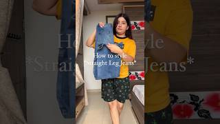 How to style straight leg jeans [upl. by Benedix]