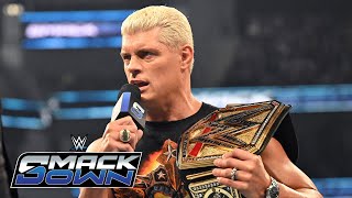 Cody Rhodes demands Kevin Owens get the beatdown he deserves SmackDown highlights Nov 15 2024 [upl. by Suzanna]