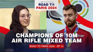 Olympic Shooting Champions of 10m Air Rifle Mixed Team  Road To Paris 2024 [upl. by Reste711]