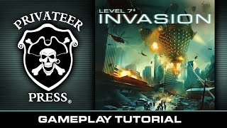 LEVEL 7 INVASION Tutorial  Privateer Press [upl. by Nitza]