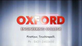 Oxford Engg CollegePirattiyur Trichy9 [upl. by Khanna]