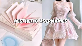 Aesthetic usernames 2024🩷🎀🌌REQUESTED VIDEOviralvideo aesthetic howto beautiful username [upl. by Latoyia761]