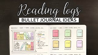 Reading log and tracker ideas 💜 [upl. by Bolten]