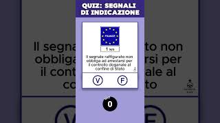 Quiz patente B Argomento Segnali Di Indicazione [upl. by Atem728]