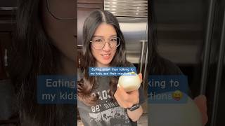 Eating onions and talking to my kids see their reactions 😝 funnyvideo comedy reaction humor [upl. by Adaran643]