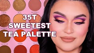 NEW MORPHE 35T SWEETEST TEA PALETTE REVIEW amp DEMO [upl. by Kirbee27]