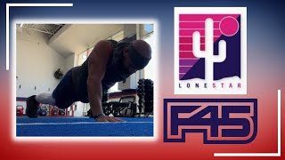 F45 TRAINING VLOG LONE STAR WORKOUT  Strength [upl. by Nnyl301]