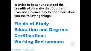 Explained What is Sport and Exercise Science [upl. by Auhsaj]