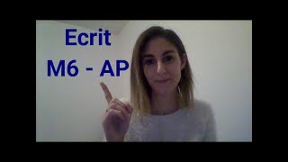 Ecrit M6  Auxiliaire de puériculture [upl. by Pilloff]