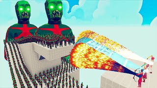 100x MUTANT STALKER  2x GIANT vs 3x EVERY GOD  Totally Accurate Battle Simulator TABS [upl. by Arvie]