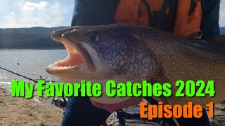 Washington Fishing My Favorite Catches 2024 Episode 1 Kayak Lake Trout Mackinaw amp Mirror Carp [upl. by Okin]