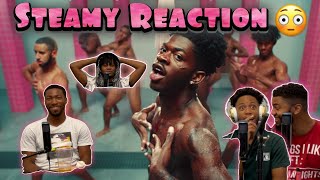 Lil Nas X Jack Harlow  INDUSTRY BABY REACTION LilNasX JackHarlow IndustryBaby [upl. by Nyrroc]