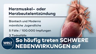 IMPFSTOFF–STUDIE Herzmuskelentzündungen und Thrombosen – Das ist dran an den Nebenwirkungen [upl. by Nirel]