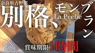 【モンブラン西の横綱】奈良県吉野郡 ラ•ペッシュ【カフェミッツもお忘れなく】 [upl. by Giguere299]