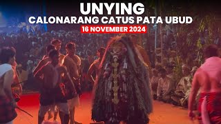 Unying Calonarang Catus Pata Ubud Gianyar Bali  16 November 2024 [upl. by Einaoj]