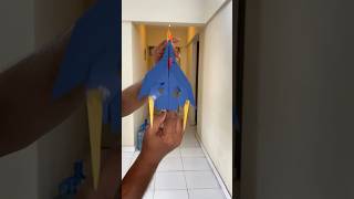 Firebee Origami Paper Airplane Indoor Flights [upl. by Lyret452]