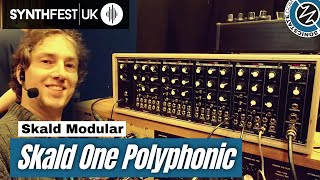 SynthfestUK 24 Skald Modular  Skald One Polyphonic Eurorack System [upl. by Castro]