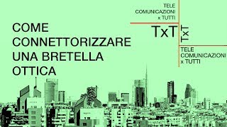 Tutorial Fibra Ottica 04 giunzione a fusione di un connettore SOC Sumitomo [upl. by Udella538]