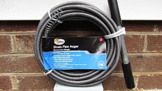 Cobra 38quot X 25 ft Drain Pipe Auger  Review amp Demonstration Please read video description below [upl. by Kaz628]