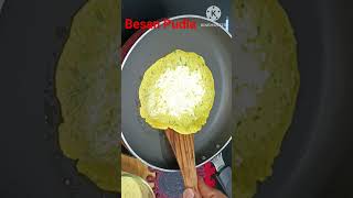 Besan chilla Paneer besan Pudla  healthy breakfast recipe  shorts  Sonal Gosai [upl. by Ecnaled]