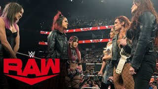 Becky Lynch Lita and Trish Stratus engage in a war of words with Damage CTRL Raw March 27 2023 [upl. by Aigil]