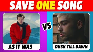 Save One Song of One Direction members  pick one kick one song quiz  Directioners Songs Quiz 2024 [upl. by Noisla]