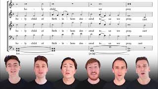 Sing along with The Kings Singers O little town of Bethlehem [upl. by Ttocs]