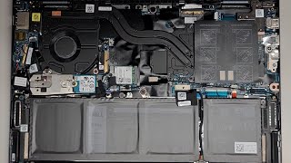 DELL Inspiron 14 2in1 7415 Mist Blue Disassembly RAM SSD Hard Drive Upgrade Replacement Repair [upl. by Akkire]