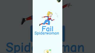 Spiderwoman best animated shorts vevo funny gaming shorts [upl. by Ynogoham701]